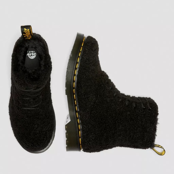 Dr. Marten 1460 Pascal Women's Faux Shearling Boots Size 6 - Picture 2 of 7